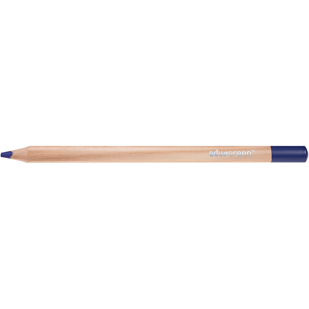 EDU3 crayons de couleur jumbo Edu3, remplissant 5 mm, violet, 10 pièces 1 boîte
