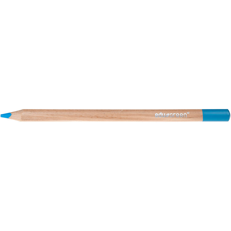 EDU3 crayons de couleur jumbo Edu3, remplissage de 5 mm, bleu clair, 10 pièces 1 boîte