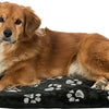 Trixie Dog Cushion Jimmy Oval noir avec Pootprint