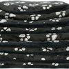Trixie Dog Cushion Jimmy Oval noir avec Pootprint