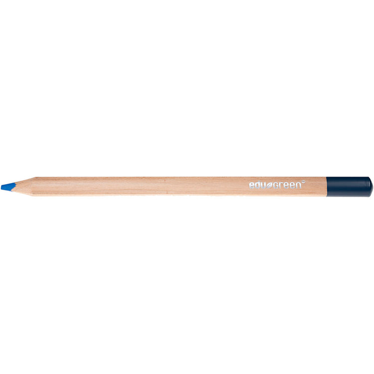 EDU3 crayons de couleur jumbo Edu3, remplissage de 5 mm, bleu, 10 pièces 1 boîte