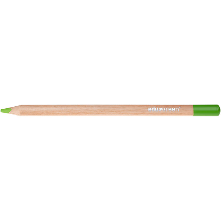 EDU3 crayons de couleur jumbo Edu3, remplissage de 5 mm, vert clair, 10 pièces 1 boîte
