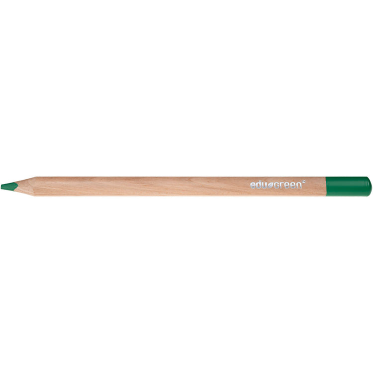 EDU3 crayons de couleur jumbo Edu3, remplissage de 5 mm, vert, 10 pièces 1 boîte
