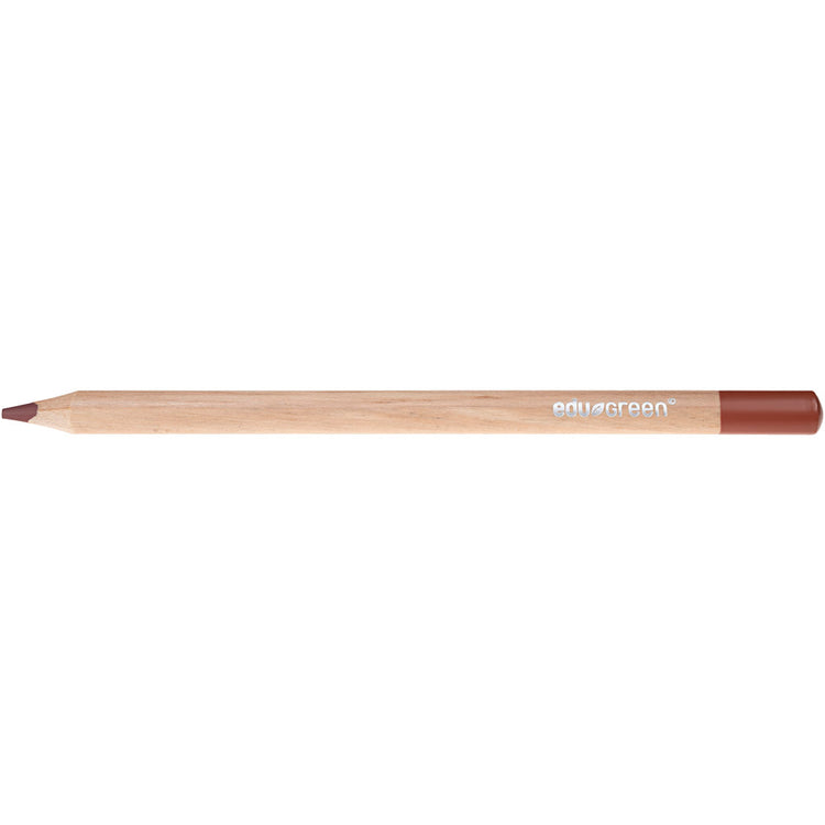 EDU3 crayons de couleur jumbo Edu3, remplissage de 5 mm, marron, 10 pièces 1 boîte