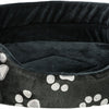 Panier de chien Trixie Jimmy Black ovale avec imprimé jambe