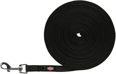Serviette de laisse de chien Trixie avec noir recouvert de caoutchouc