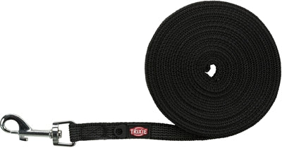 Serviette de laisse de chien Trixie avec noir recouvert de caoutchouc