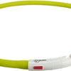 Collier Trixie USB Silicone lumineux rechargeable vert