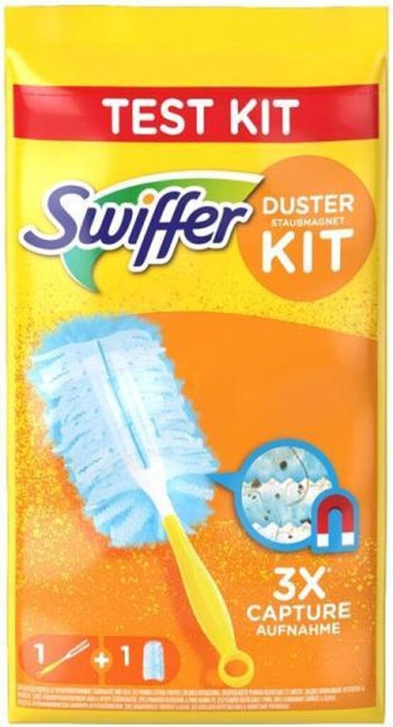 Swiffer swiffer poignée de kit de démarrage aimant en tissu swiffer + 1 lin