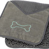 Serviette en microfibre Trixie avec sacs d'admission gris