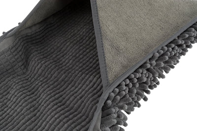 Serviette en microfibre Trixie avec sacs d'admission gris