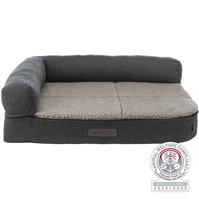 Trixie Vital Dog Basket Sofa Bendson Orthopedic Grey