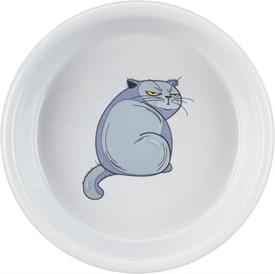 Trixie Food Bowl Bol d'eau en colère chat gris
