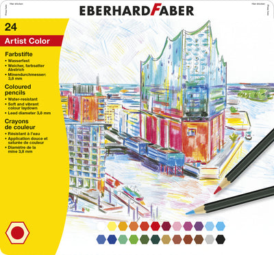 Eberhard Faber Eberhard Faber EF-516124 ColPlants Metal Metui A 24 pièces