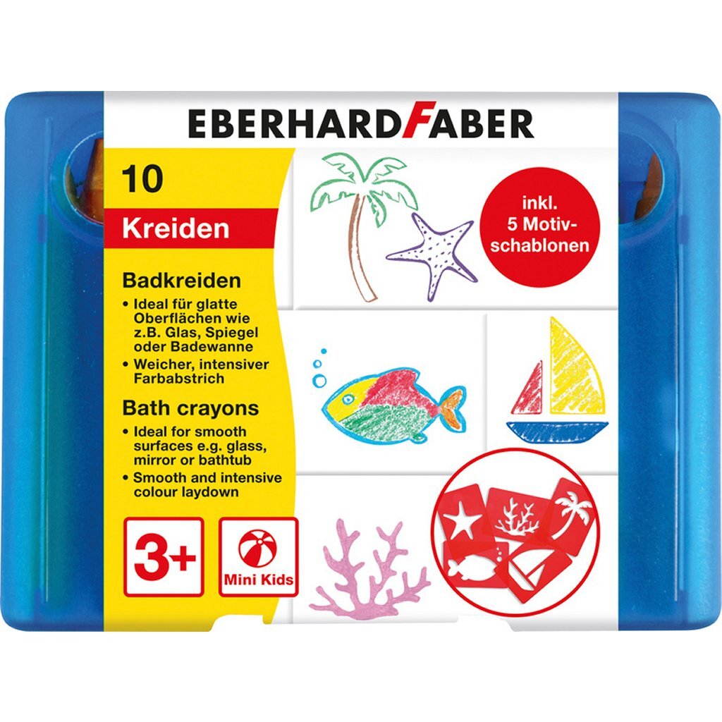 Eberhard Faber EF-524110 BATUILLE CAUCHE 10 PIÈCES Boîte de rangement incl.