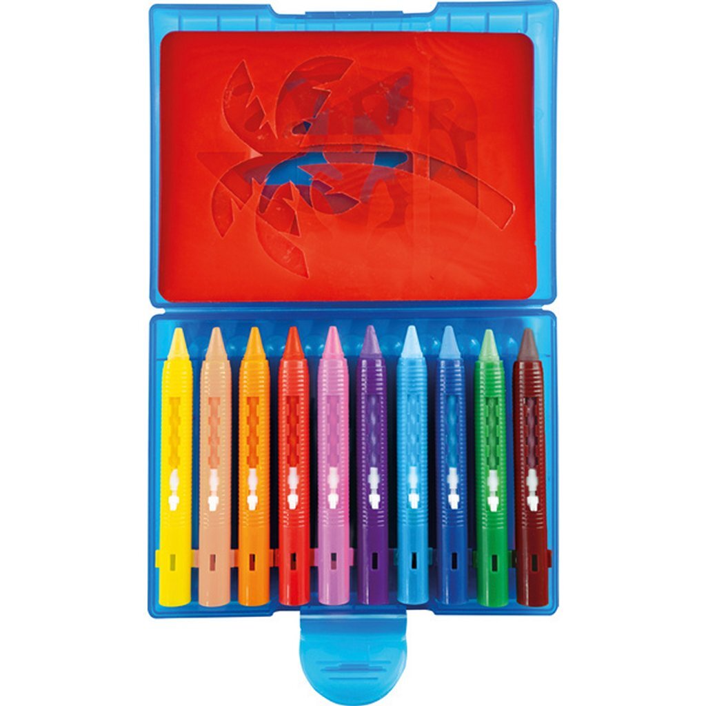 Eberhard Faber EF-524110 BATUILLE CAUCHE 10 PIÈCES Boîte de rangement incl.