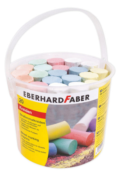 Eberhard Faber Eberhard Faber EF-526512 Câle de trottoir avec 20 craies