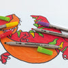 Eberhard Faber Eberhard Faber EF-550010 PENS TIP FELT DUO 0,8 + 1-3 mm Assorti de 10 pièces