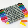 Eberhard Faber Eberhard Faber EF-550010 PENS TIP FELT DUO 0,8 + 1-3 mm Assorti de 10 pièces