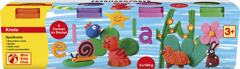 Eberhard Faber Eberhard Faber EF-572510 Kinderklei en coupe, 140gr Oranje, rose, vert, violet