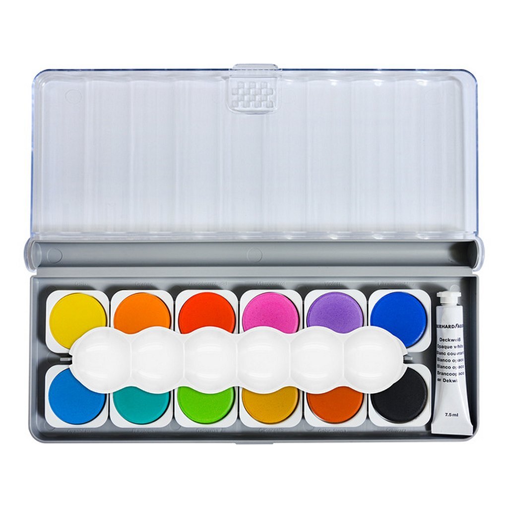 Eberhard Faber Eberhard Faber EF-578312 Paint Boîte gagnante 12 couleurs