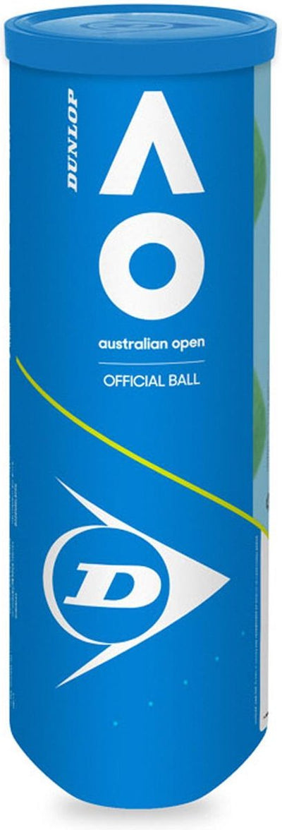 Dunlop - Balles de tennis Open d'Australie - jaunes - 3 pièces