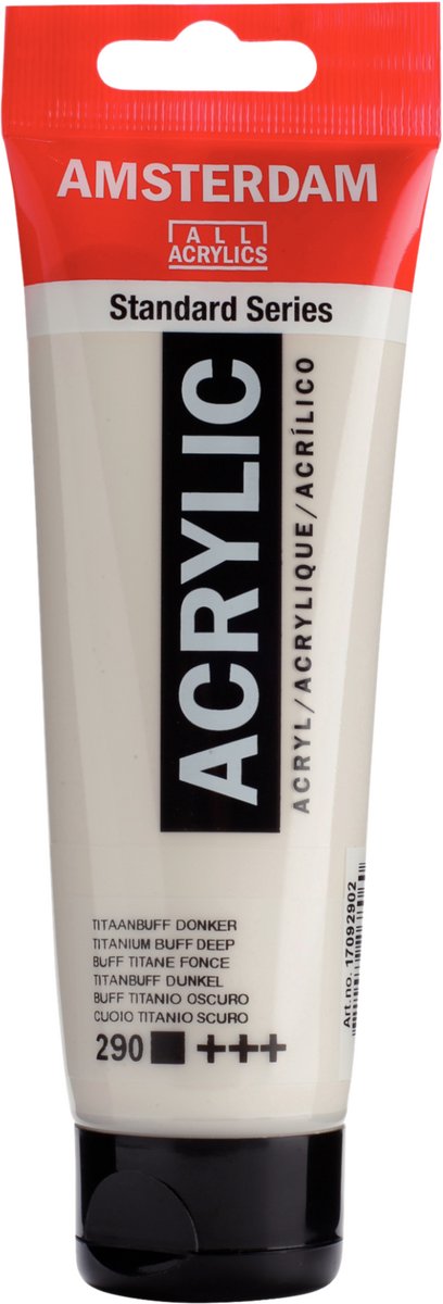 Amsterdam série standard peinture acrylique tube 120 ml titane chamois foncé 290