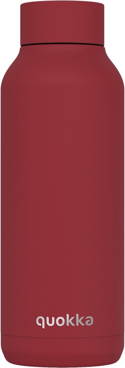 Quokka gourde en acier inoxydable solide brique réfractaire rouge 510 ml