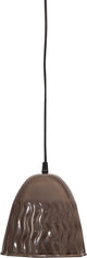 Lampe suspendue Woood arleso - métal - marron foncé - 18x19x19