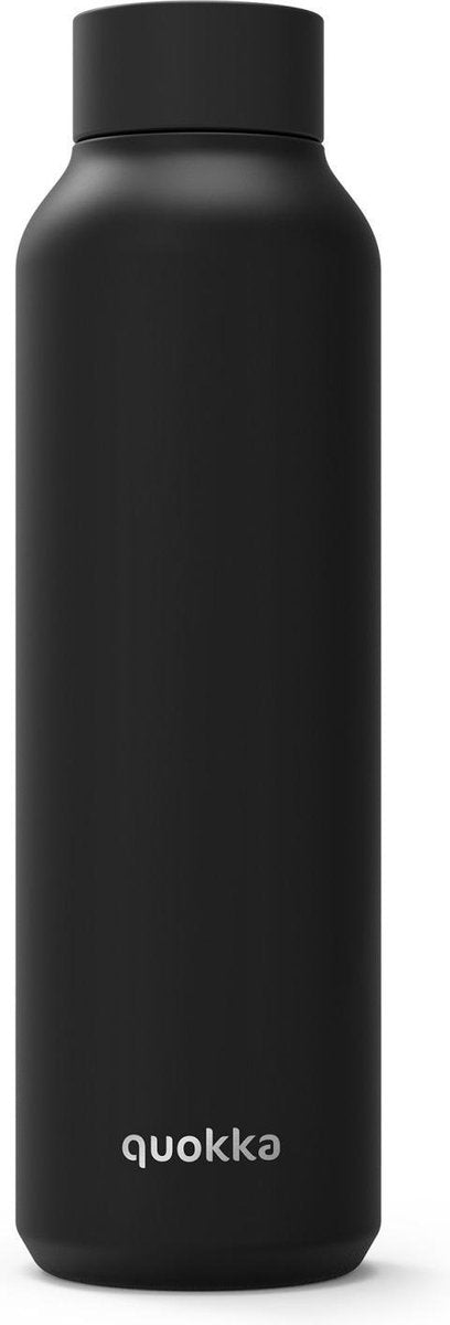 Quokka gourde en acier inoxydable solide noir de jais 630 ml noir