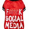 Croci Dog Jacket Social Médias Red