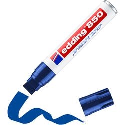 Marqueur permanent edding 850 bleu pointe droite 5-16 mm