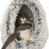 Trixie Cat Basket Iglo Harvey Grey White-Black