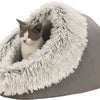 Trixie Cat Basket Iglo Harvey Grey White-Black
