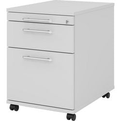 Caisson à tiroirs mobile Bach avec tiroir pour dossiers suspendus 42,8 x 56 x 59 cm gris clair