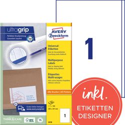 Etiquettes multifonctions avery quickpeel blanc
