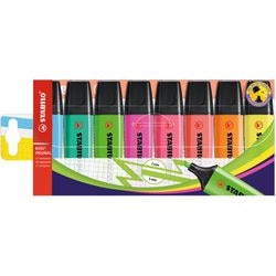Abi marqueur de texte stlo boss original rechargeable 2-5mm assortiment de 8 pointes biseautées