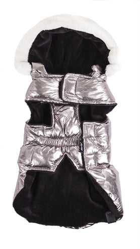 Martin Dog Jacket Elite Lame Silver Colored Eau - Répulsion