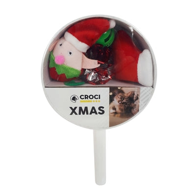 Croci Noël chat Lolly avec des jouets
