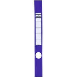 Étiquettes de dos durables 60 x 390 mm bleues 10 pièces