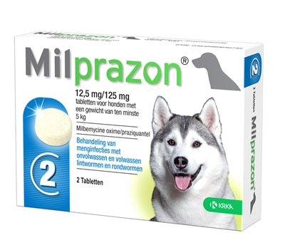 Krka milprazon vermifuges comprimés chien
