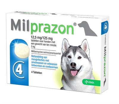 Krka milprazon vermifuges comprimés chien