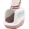 SAVIC KATTENBAK NESTOR IMPRESSION FLAMINGO ROSE BLANC