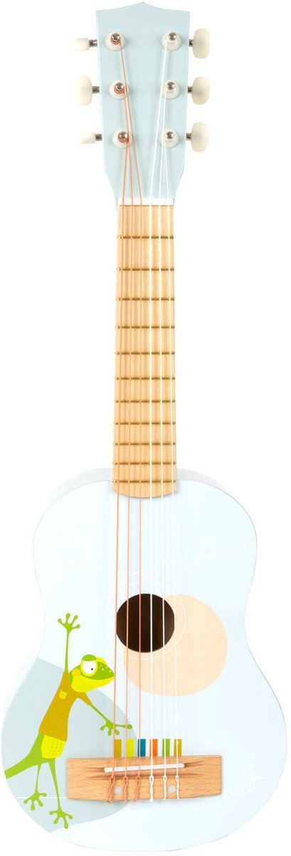 Petit pied de guitare en bois rythmes groovy, 63 cm