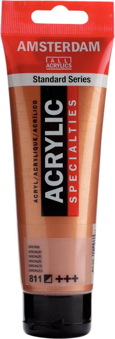 Amsterdam série standard peinture acrylique tube 120 ml bronze 811