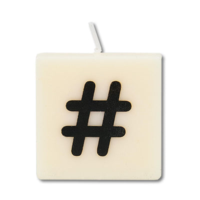 Symbole de bougie Paperdreams #, 4 pcs.
