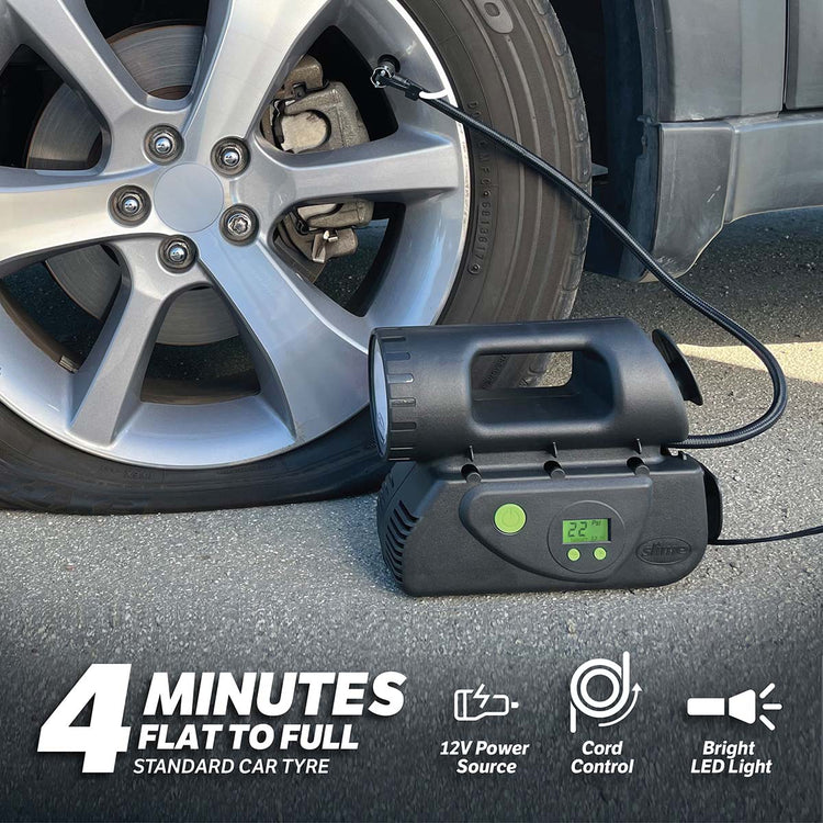 Compresseur de gonfleur de pneu numérique Slime Deluxe 12 V
