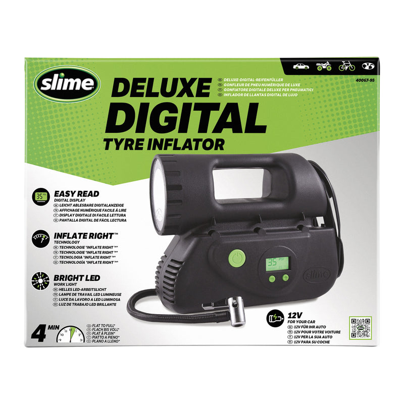 Compresseur de gonfleur de pneu numérique Slime Deluxe 12 V