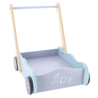 Jipy Wooden Block Cart avec des blocs de bois Uni