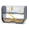 Savic Hamsterkooi Geneva Anthracite Silver